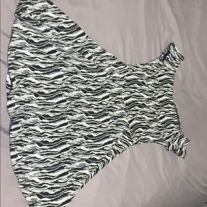 Black and White Short Dress